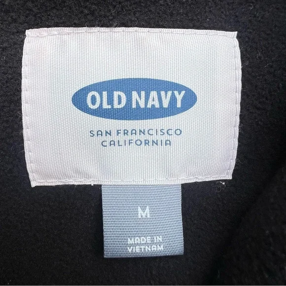 OLD NAVY GRAY HERRINGBONE WOOL BLEND PUFFER VEST SIZE MEDIUM - Picture 4 of 9